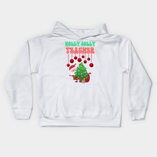 Christmas teacher Kids Hoodie